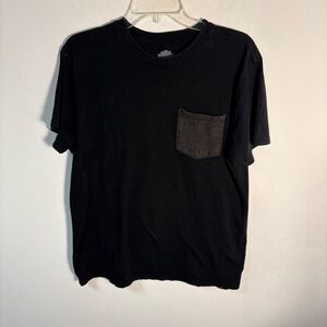 Harley-Davidson Womens T Shirt Short Sleeve Cotton Black Large